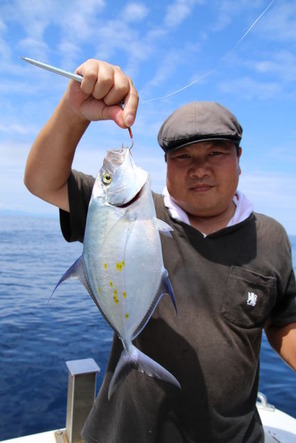 乗り合い釣行　リレー釣り